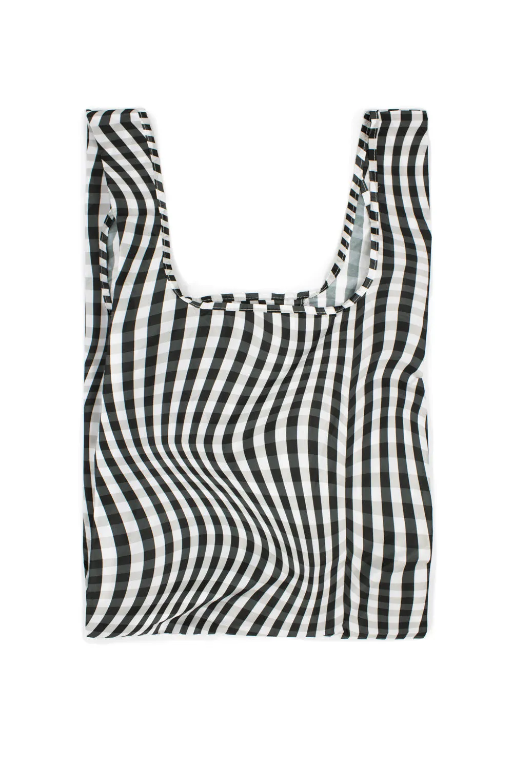 Kind Bag Distorted Gingham handlenett medium rutete