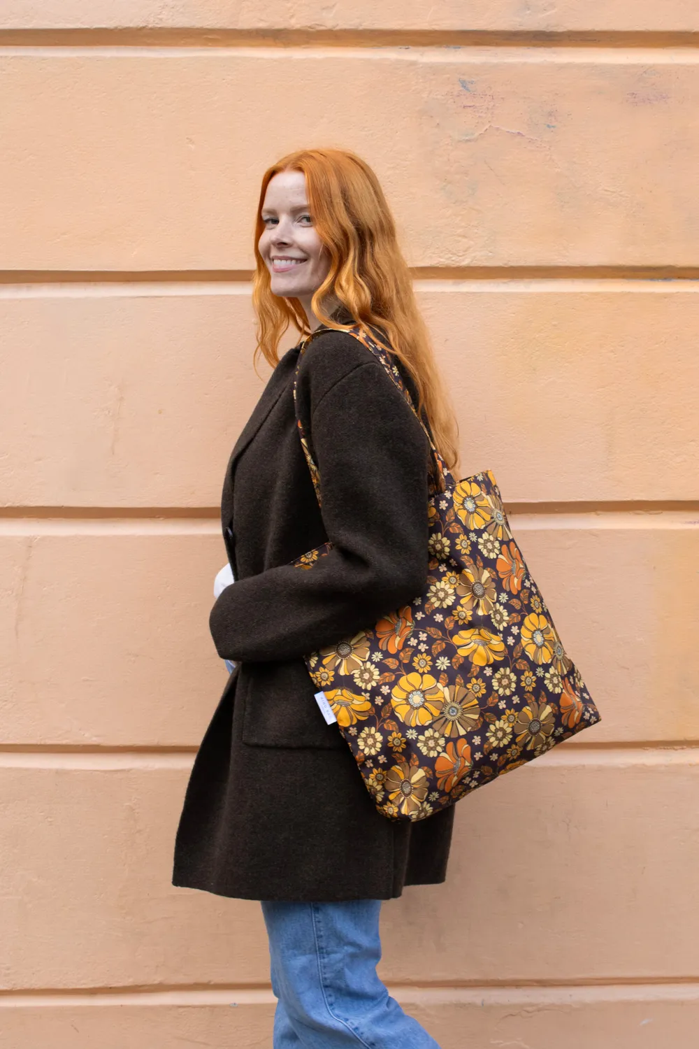 Kind Bag Retro Flowers toteveske resirkulert