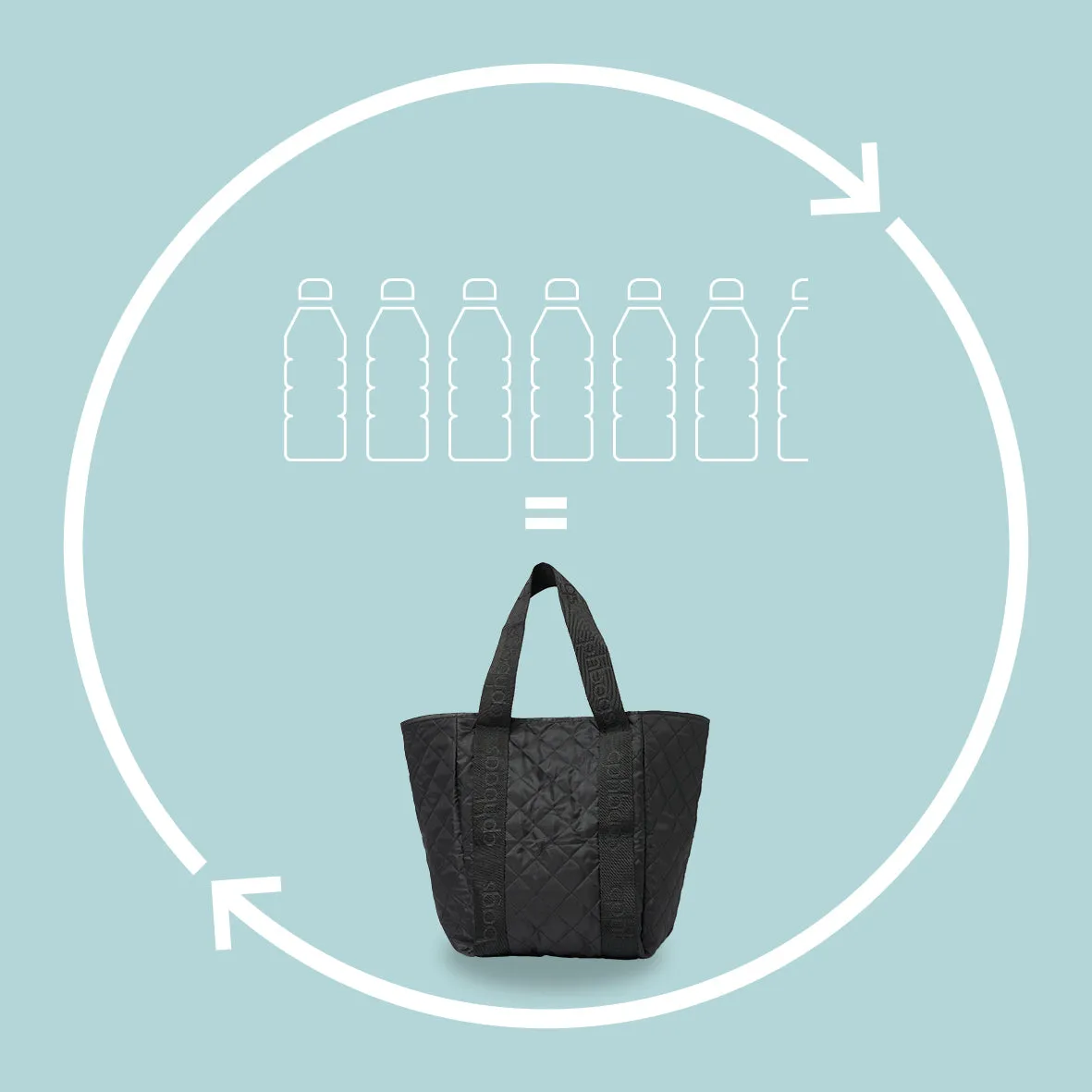 CPH Bags Strand strandveske sort 56 cm