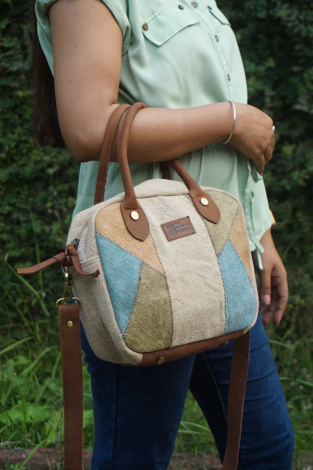 The Burlap People matpose Multicolour Patchwork