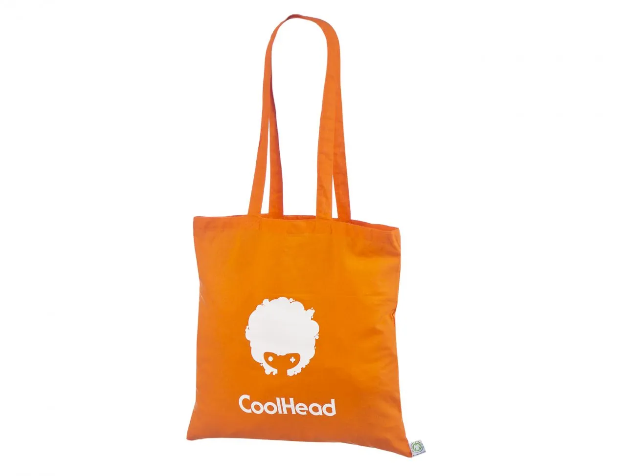 Handlenett OrgCotOrange handlenett oransje økologisk bomull
