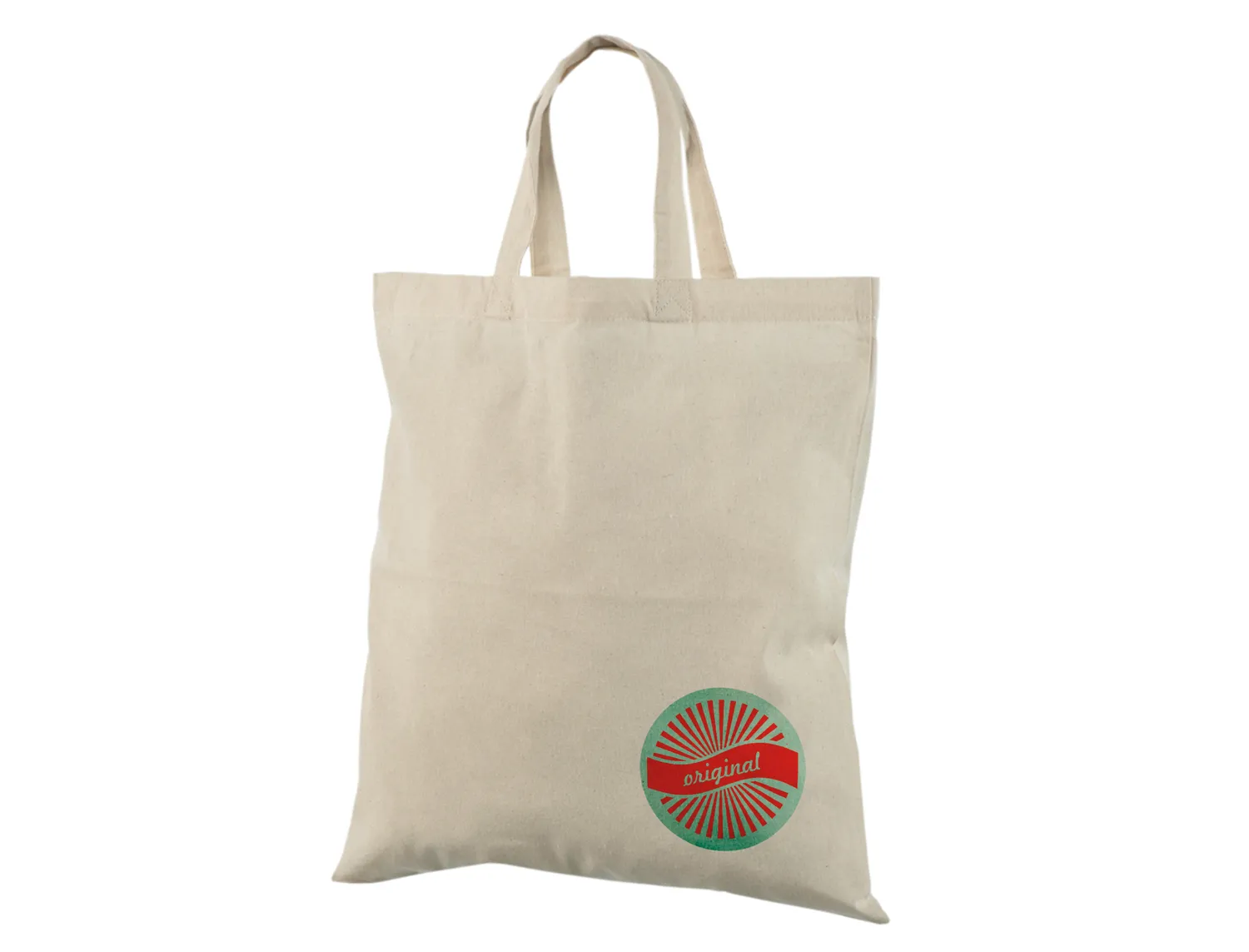Handlenett Cotnat3842 Short handlenett naturhvitt 38x42 cm