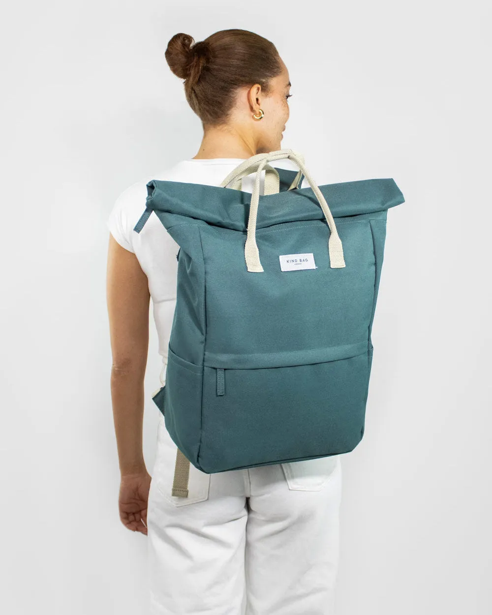 Kind Bag Hackney Large ryggsekk Moss Green 19,7L resirkulert