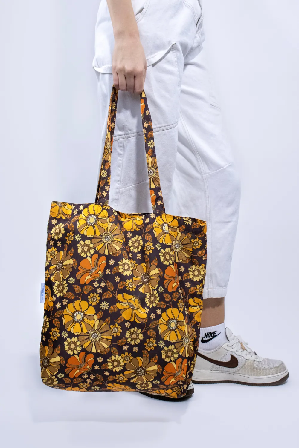 Kind Bag Retro Flowers toteveske resirkulert