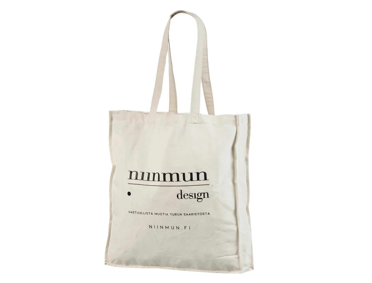 Handlenett Cotnat38x10x42 handlenett naturhvitt med bunn