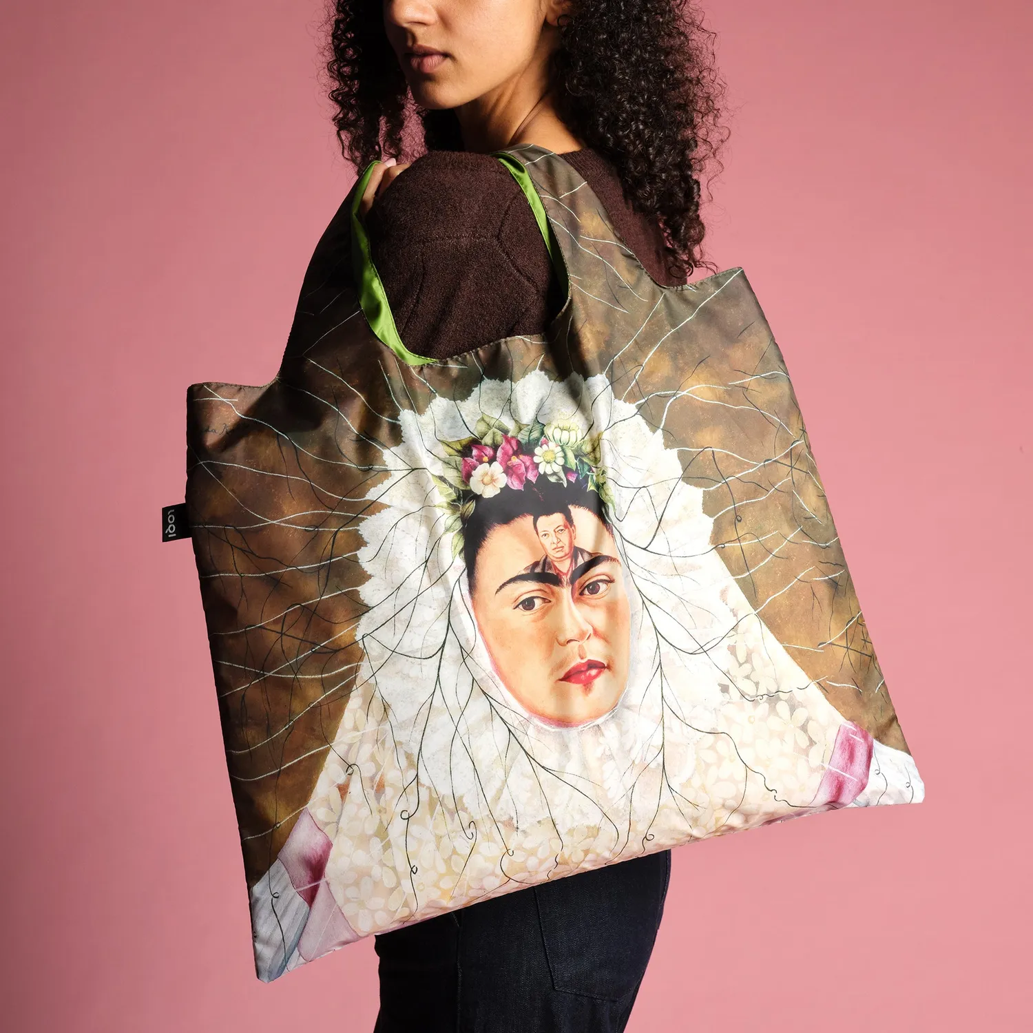LOQI Frida Kahlo Self Portrait as a Tehuana handlenett resirkulert