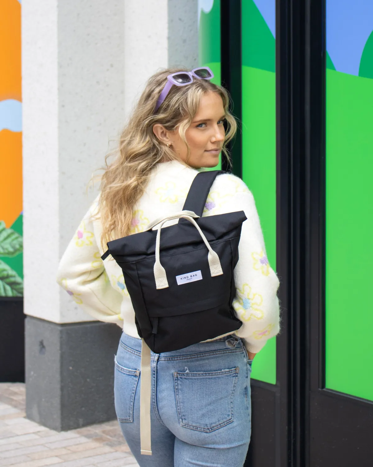 Kind Bag Hackney Mini Backpack ryggsekk Svart vanntett