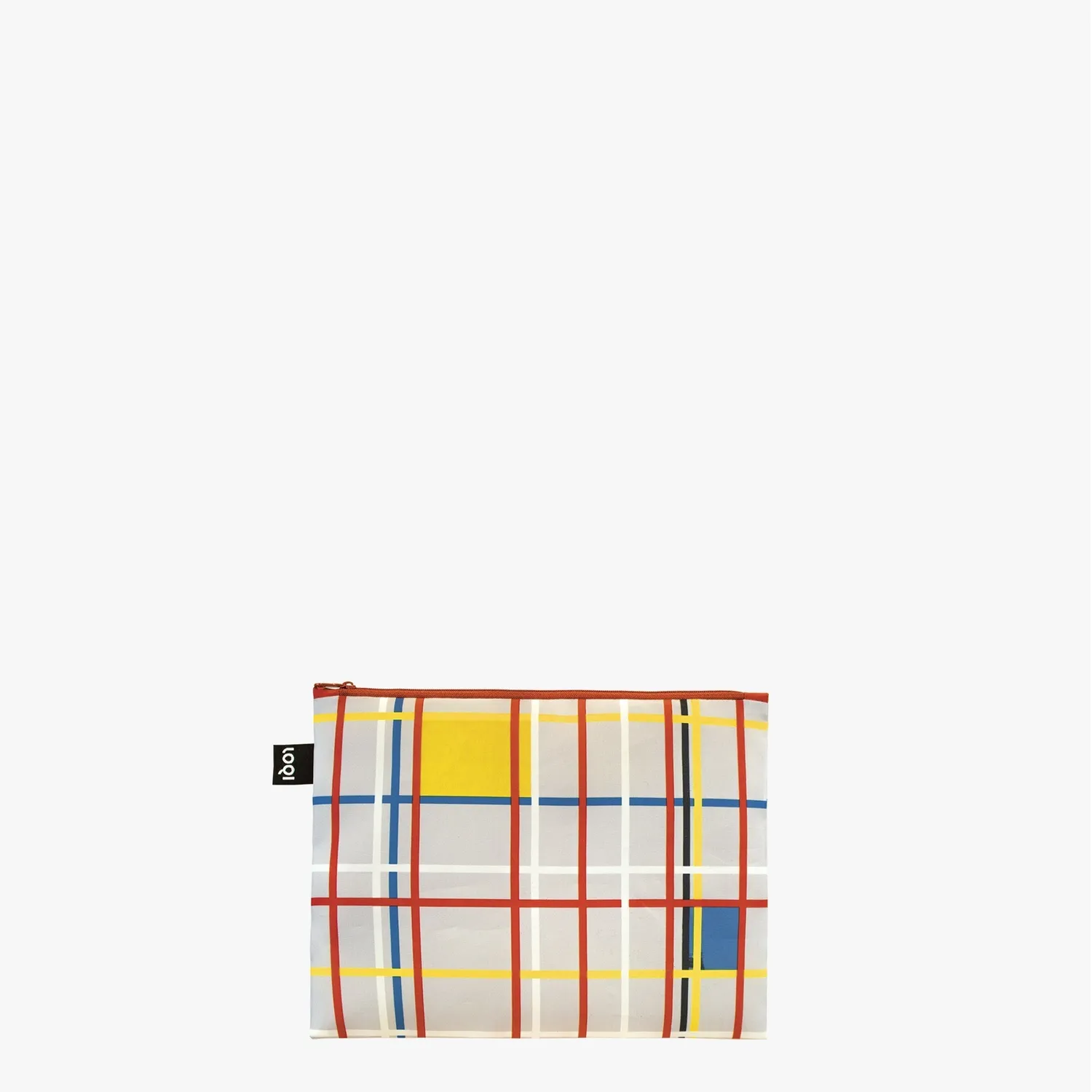 LOQI Klint Svanen Mondrian glidelåslommer resirkulert