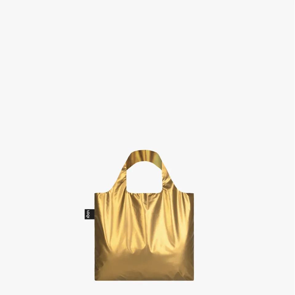 LOQI Metallic Gold veske ekstra liten gull