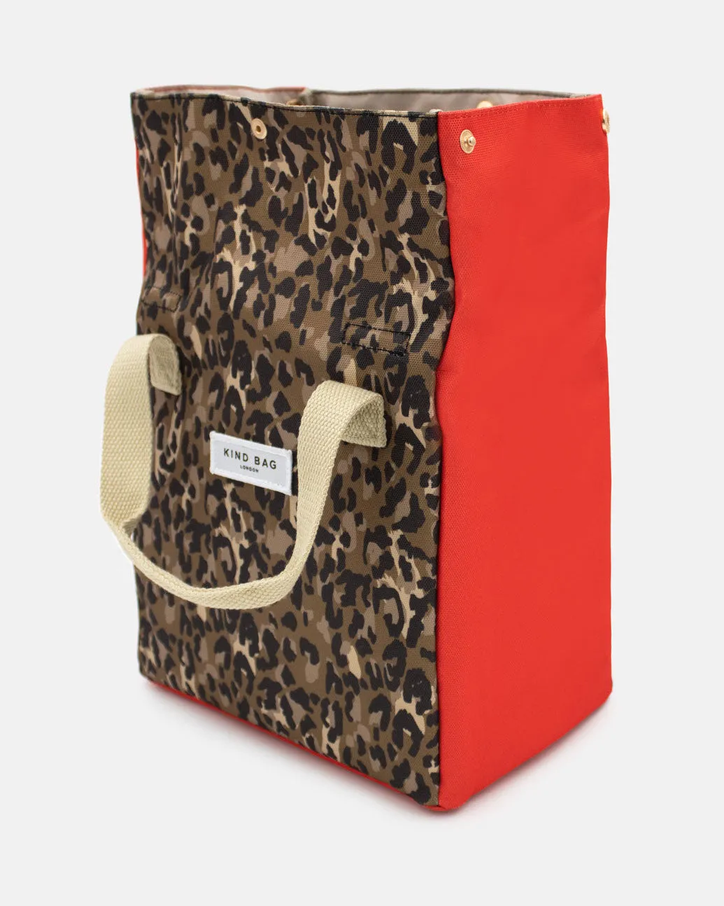 Kind Bag Lunch Bag matpose leopard vanntett