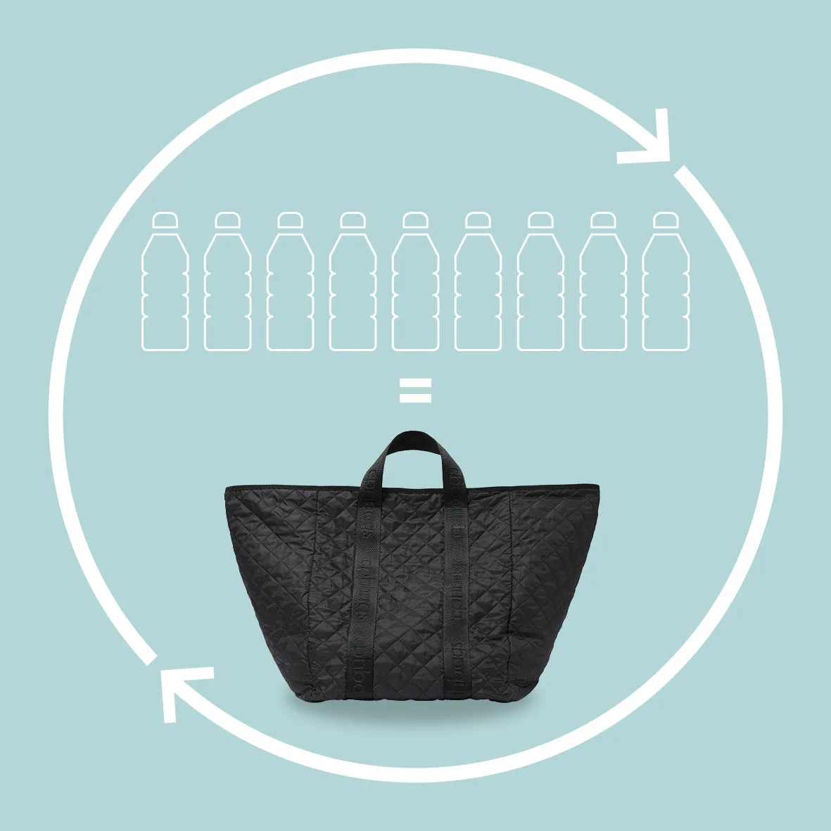 CPH Bags Mega Babybag stellebag svart lang hank