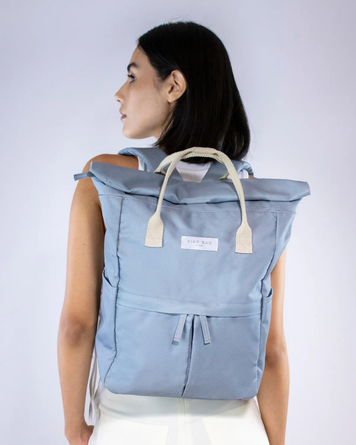 Kind Bag Hackney v.1 Medium ryggsekk light grey laptop