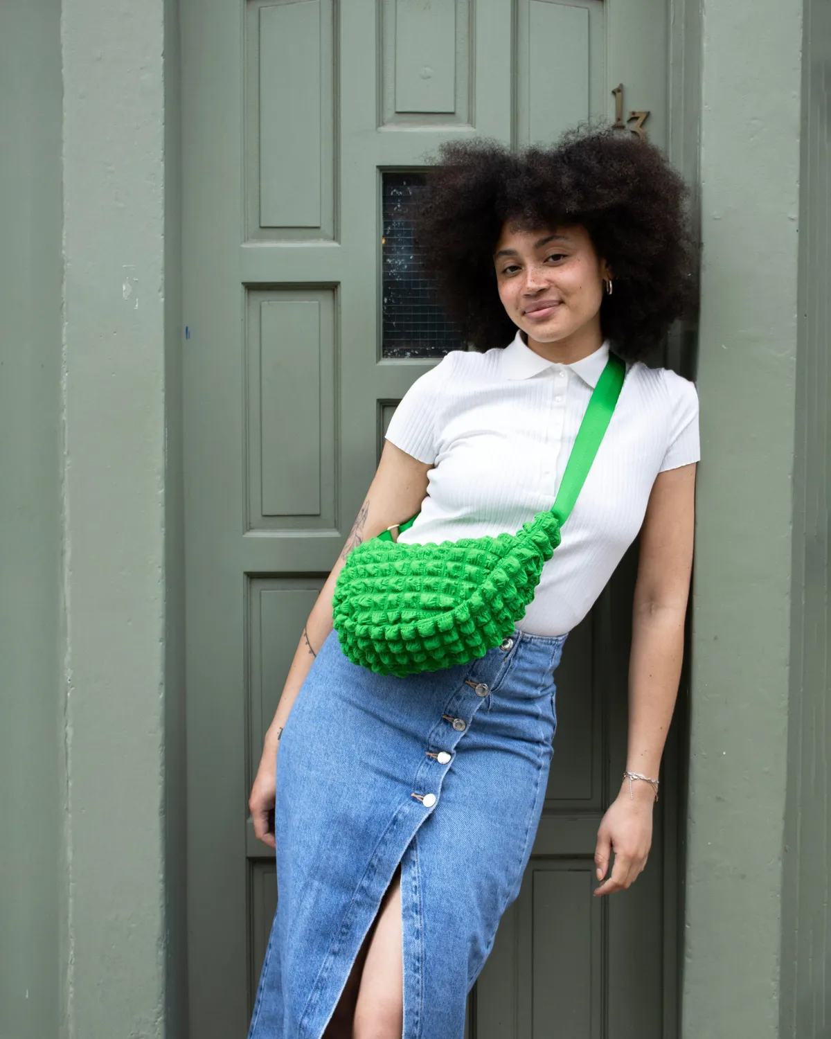 Kind Bag Green crossbody skulderveske resirkulert