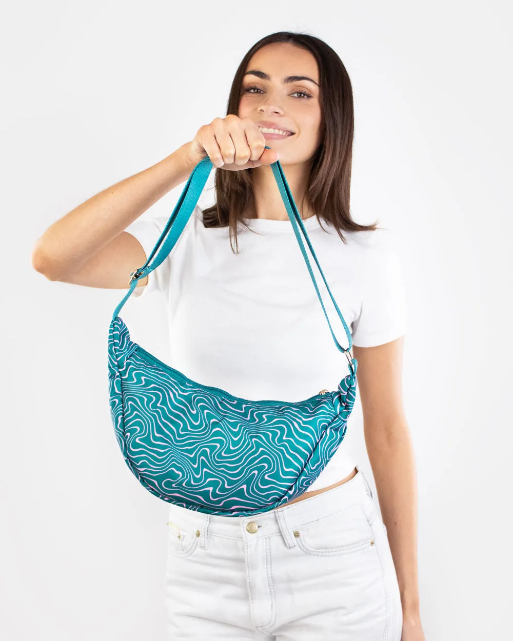 Kind Bag Contours Green crossbody skulderveske resirkulert 5 kg