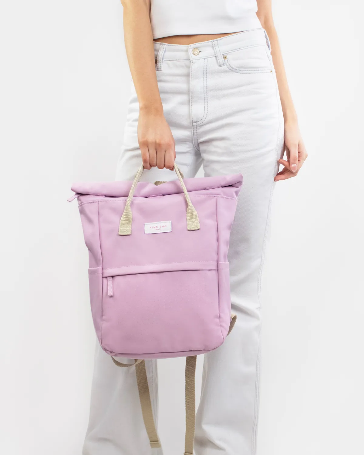 Kind Bag Hackney Medium ryggsekk dusk pink vannavstøtende