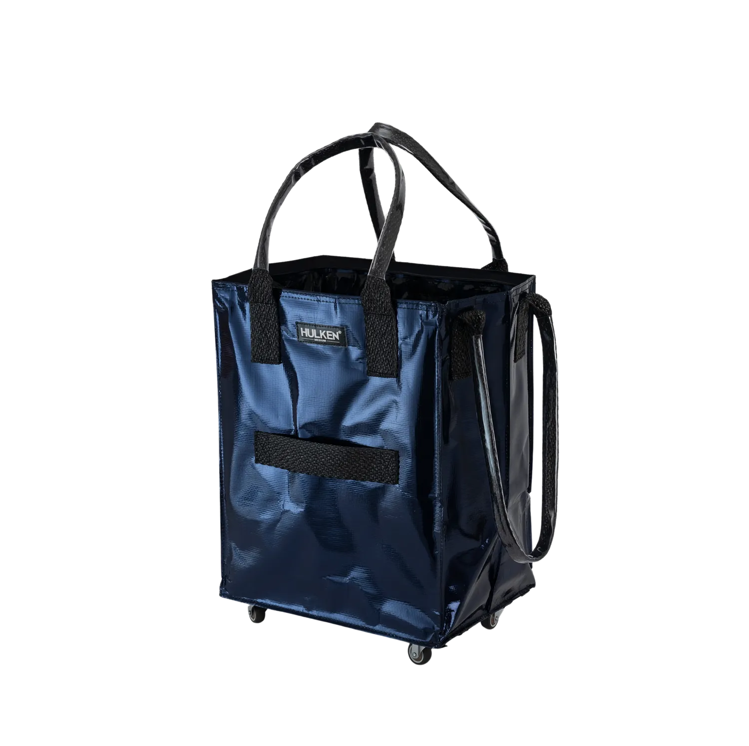 Hulken Midnight Blue toteveske mørkeblå på hjul