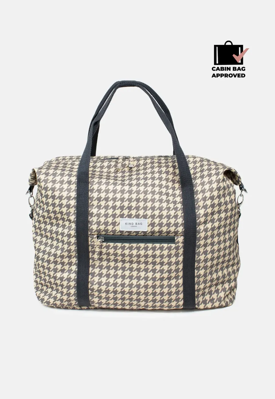 Kind Bag Weekender Classic Houndstooth helgeveske resirkulert