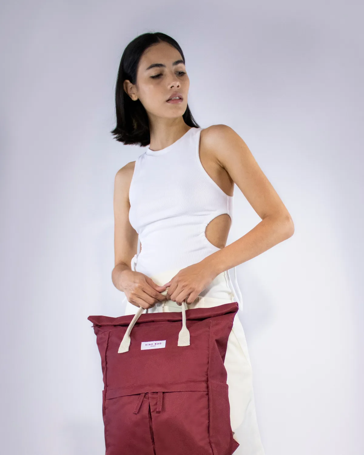 Kind Bag Hackney Backpack v.1 ryggsekk burgunder vanntett