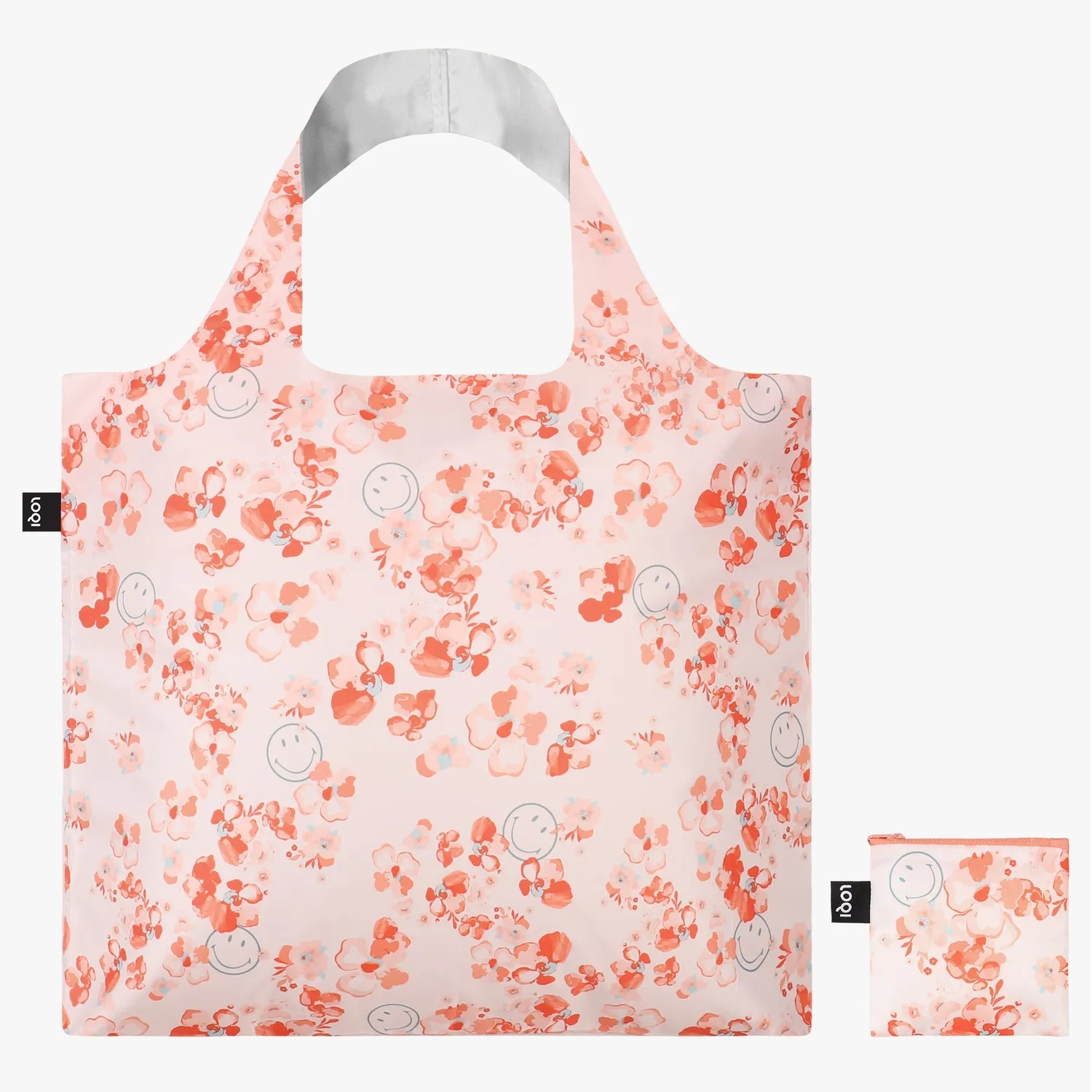 LOQI Smiley Blossom handlenett resirkulert