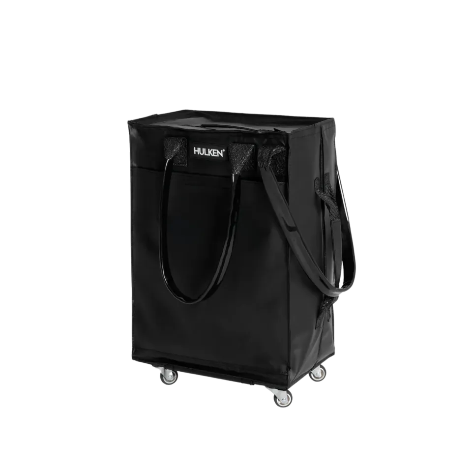 Hulken Travel Rolling trilletote svart sammenleggbar