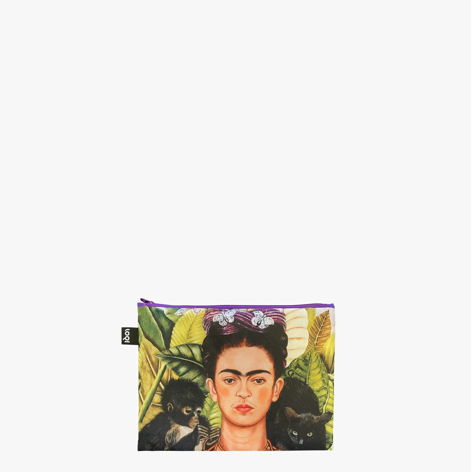 LOQI Frida Kahlo Self Portrait handlepose zip-poser 3-pakning