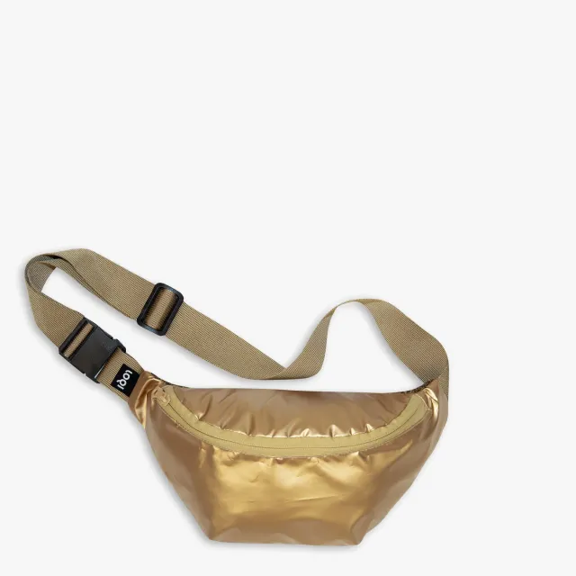 LOQI Metallic Gold rumpetaske metallisk gull