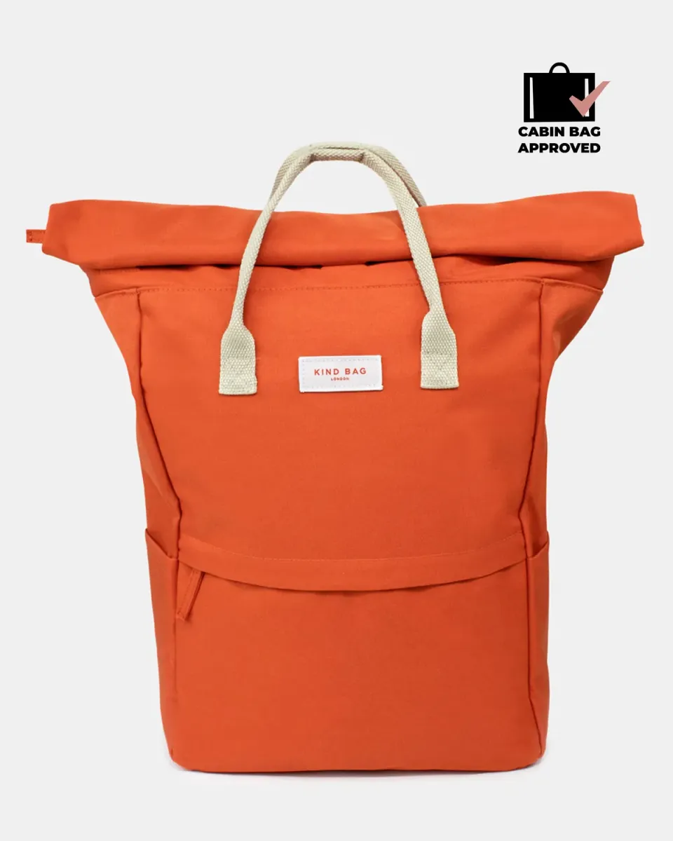 Kind Bag Hackney Large ryggsekk Burnt Orange 19,7L resirkulert