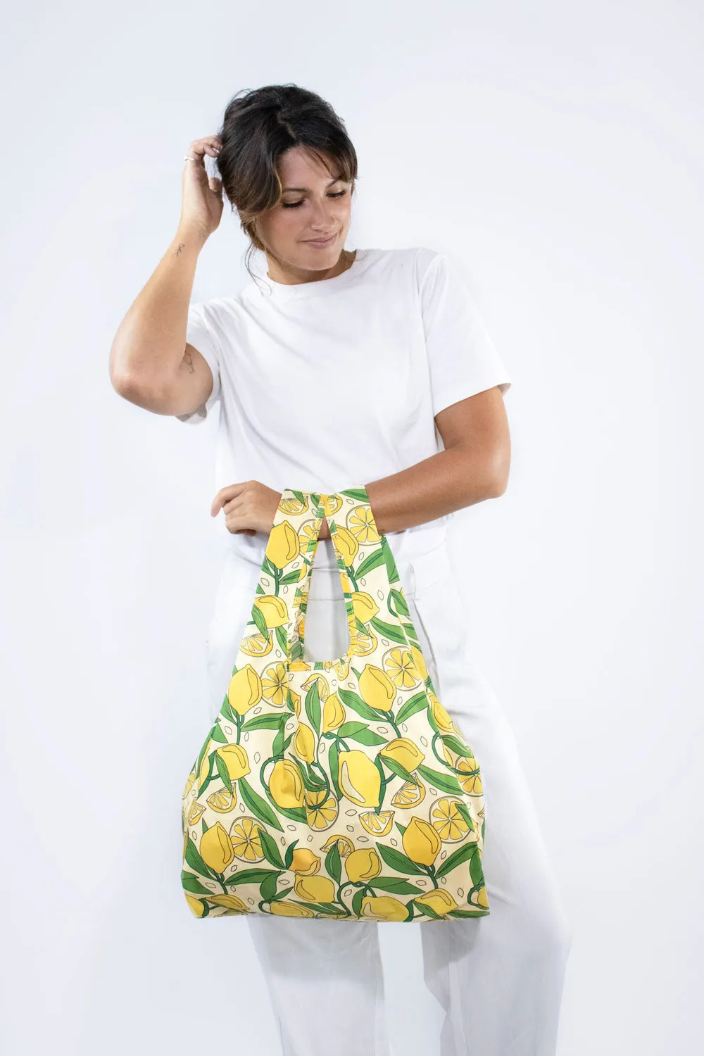 Kind Bag Lemons handlenett medium sitronmønster