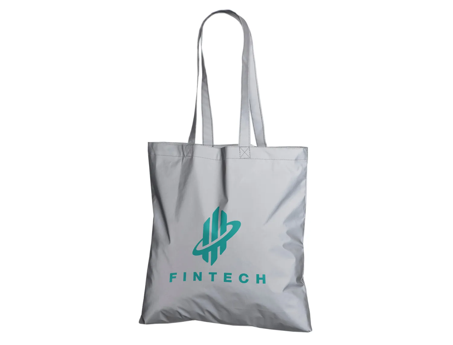 Handlenett Reflective handlenett graa 40x40 reflekterende
