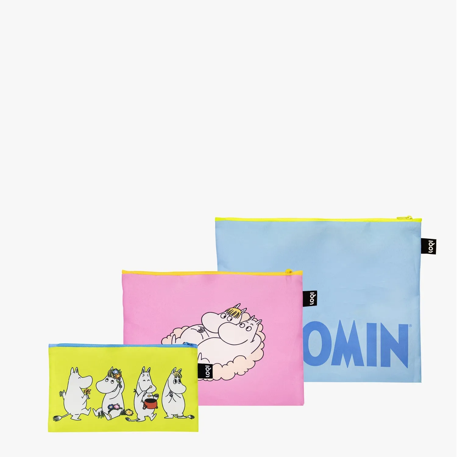 LOQI Moomin Together glidelåsmapper resirkulert
