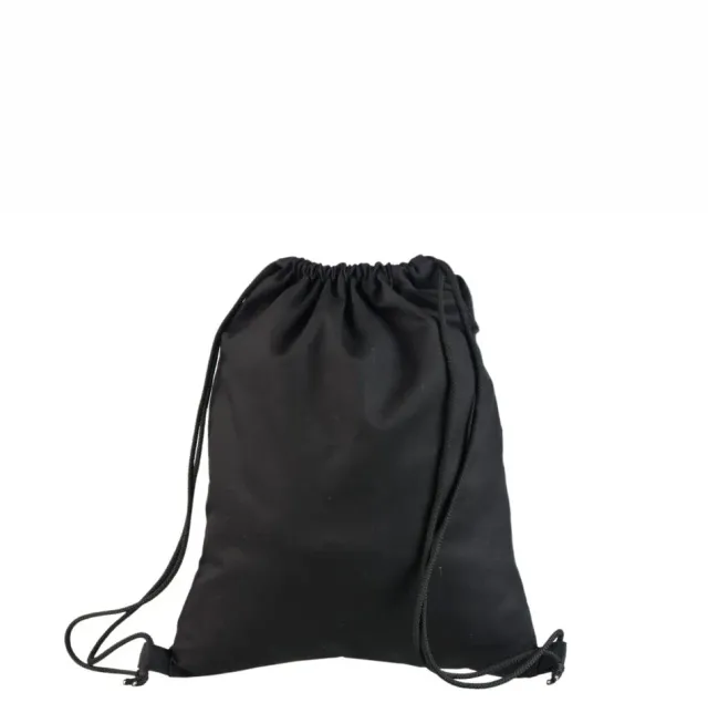 Handlenett Draw Black ryggsekk svart 35×45 cm bomull