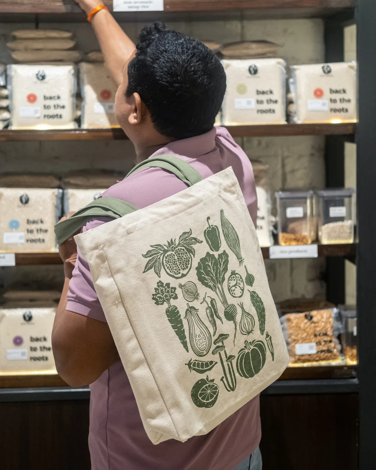 The Burlap People Shaak Shobji toteveske rød
