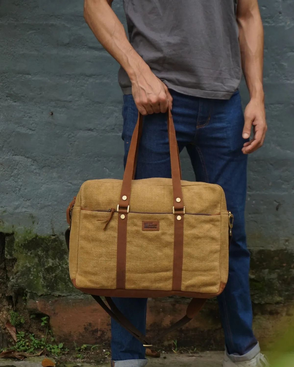 The Burlap People The Laptop Bag laptopveske polstret