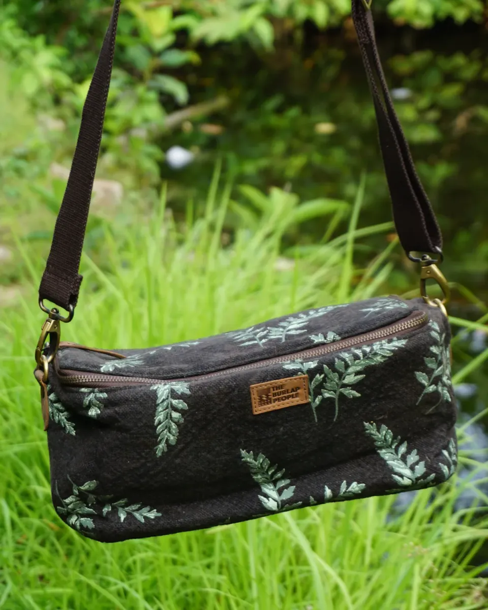The Burlap People Camera Bag kameraveske Charcoal Tulsi