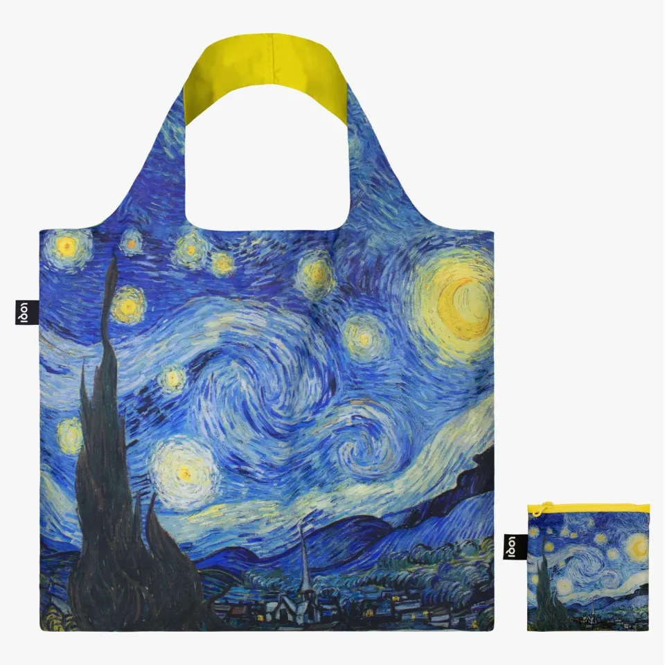 LOQI Vincent van Gogh Starry Night handlenett resirkulert