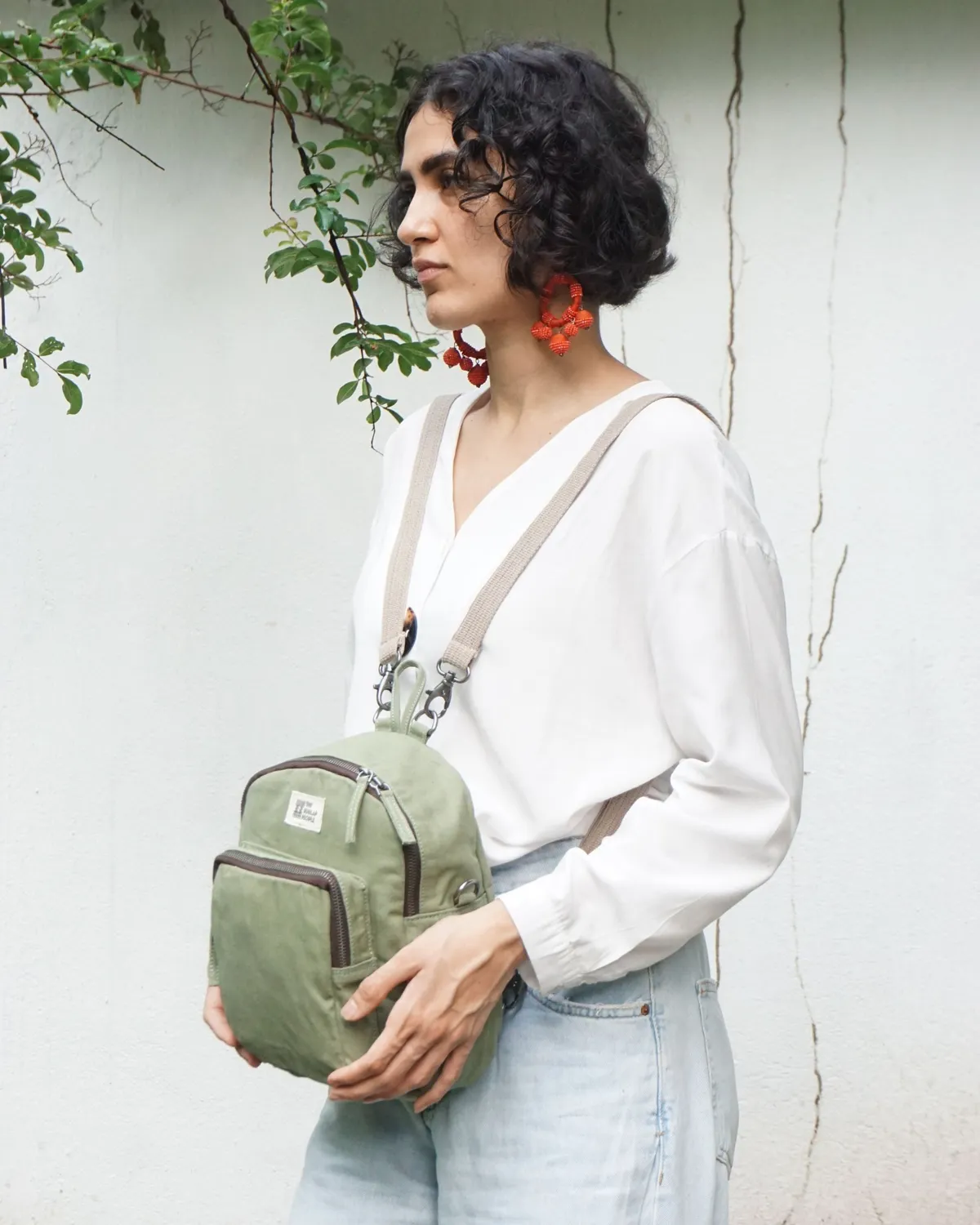 The Burlap People All Day Everyday ryggsekk svart vegansk