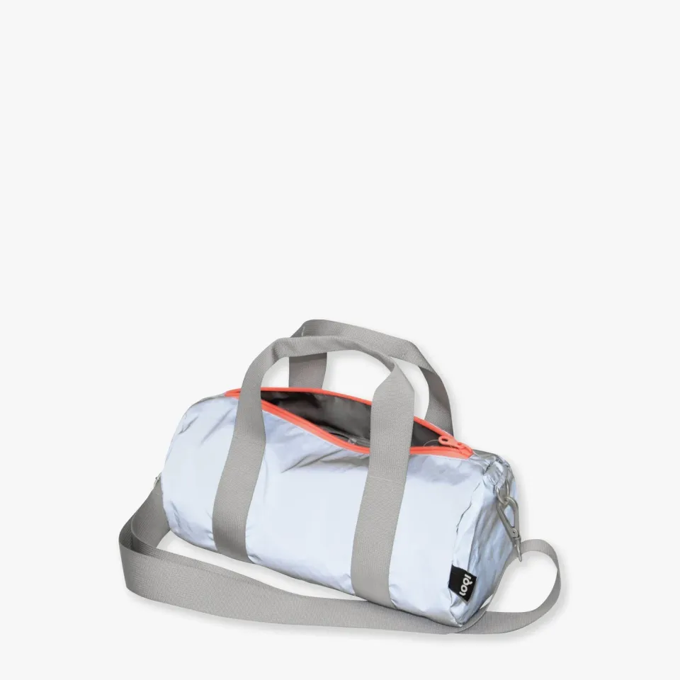 LOQI Reflective Neon Dark Orange weekender medium reflekterende