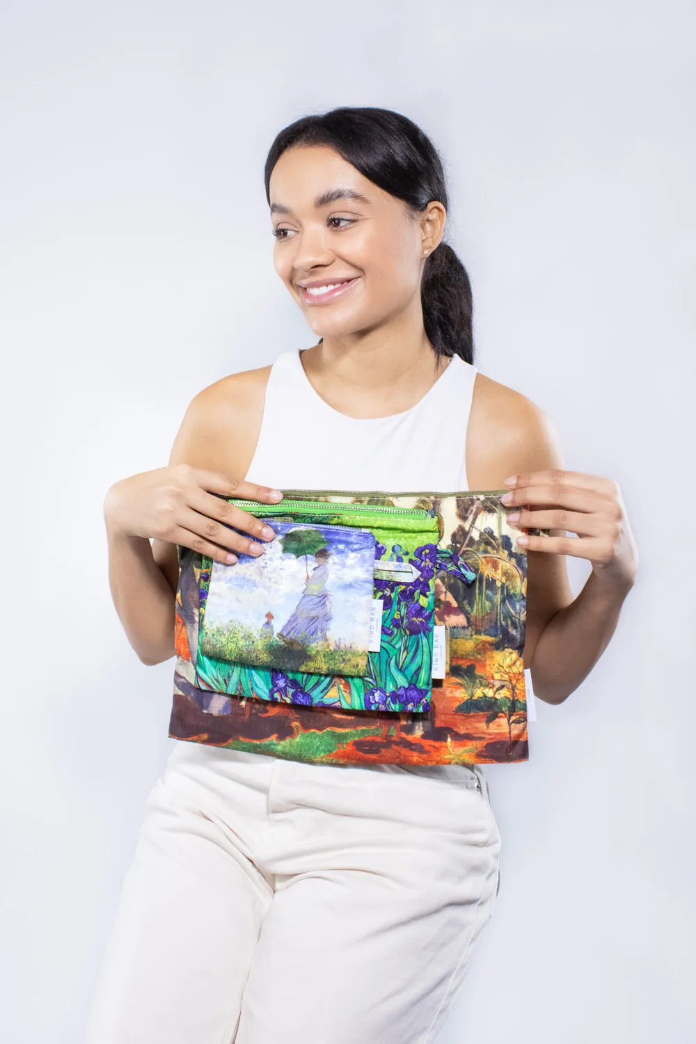 Kind Bag Museum Blues toalettmapper 3-pk resirkulert