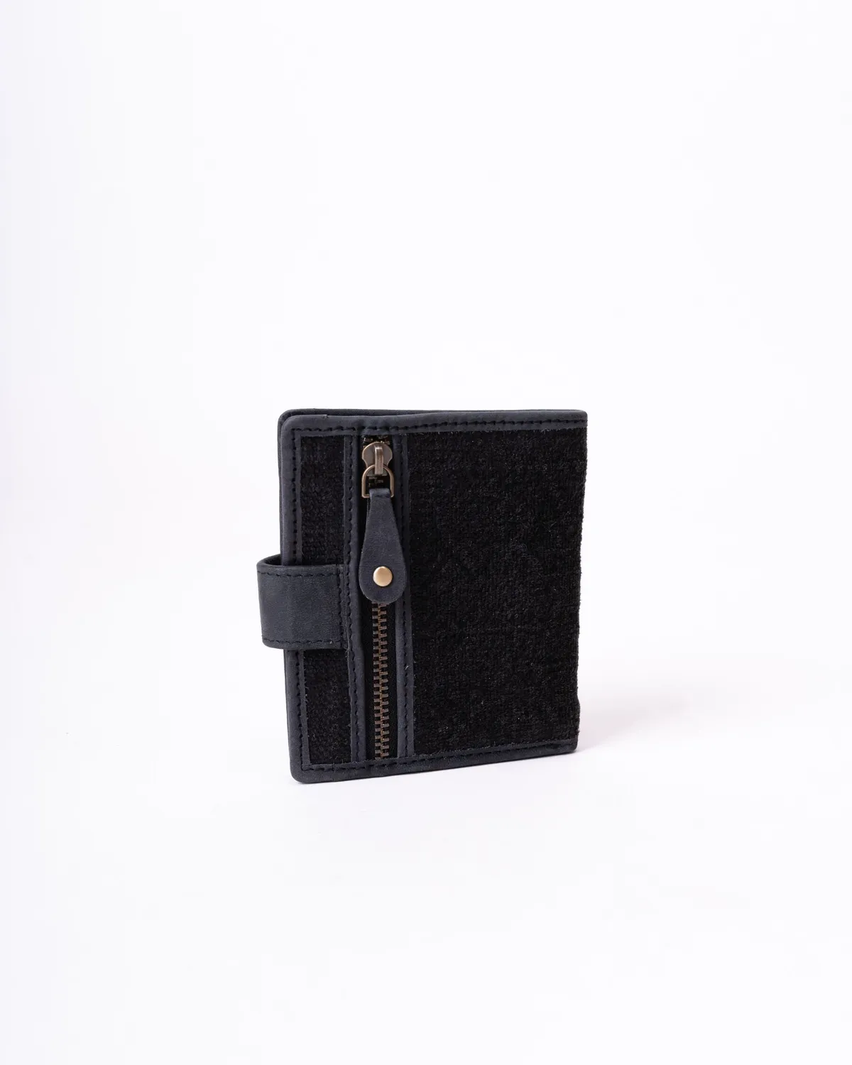 The Burlap People Flip Wallet lommebok olive knapp