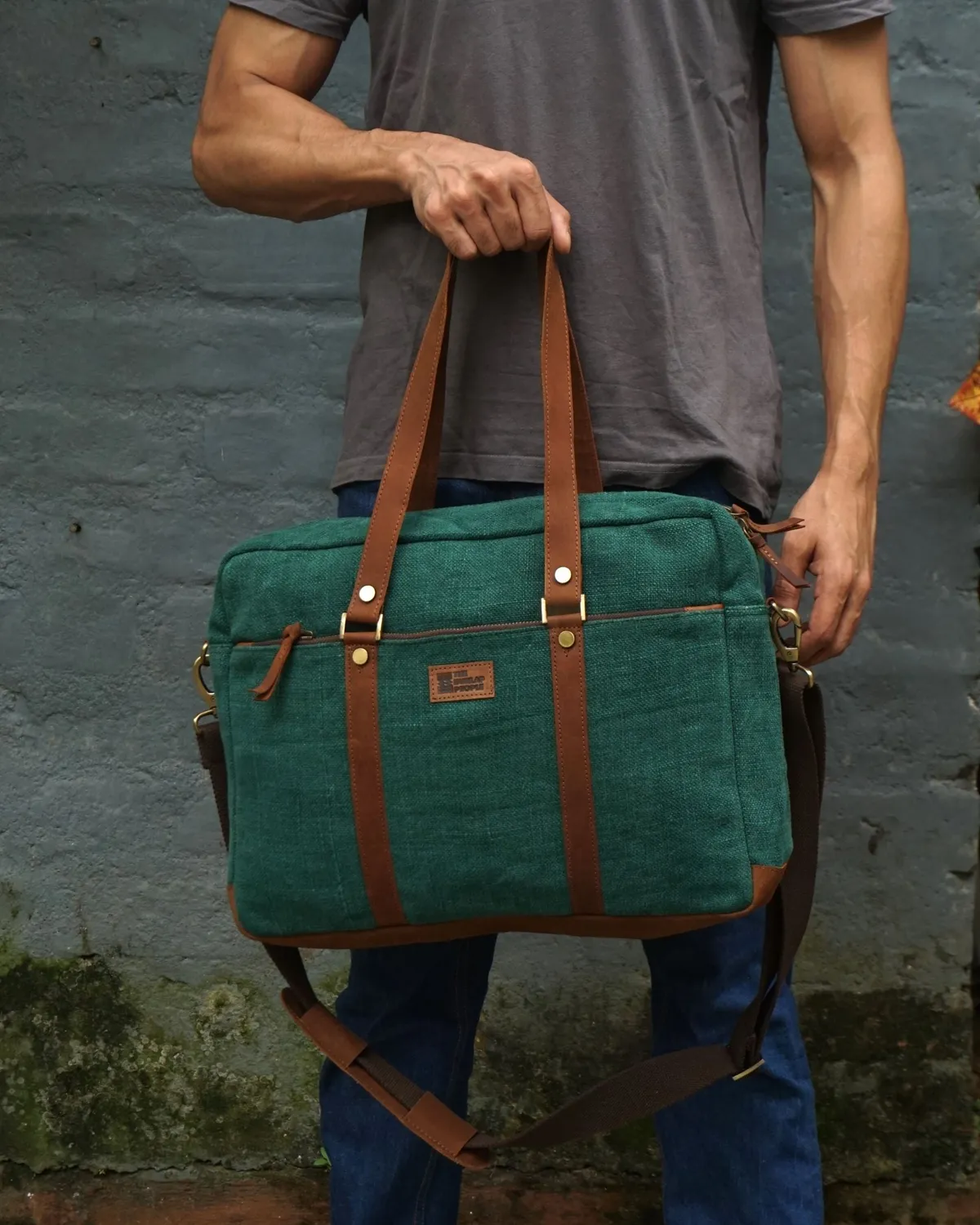 The Burlap People The Laptop Bag laptopveske polstret