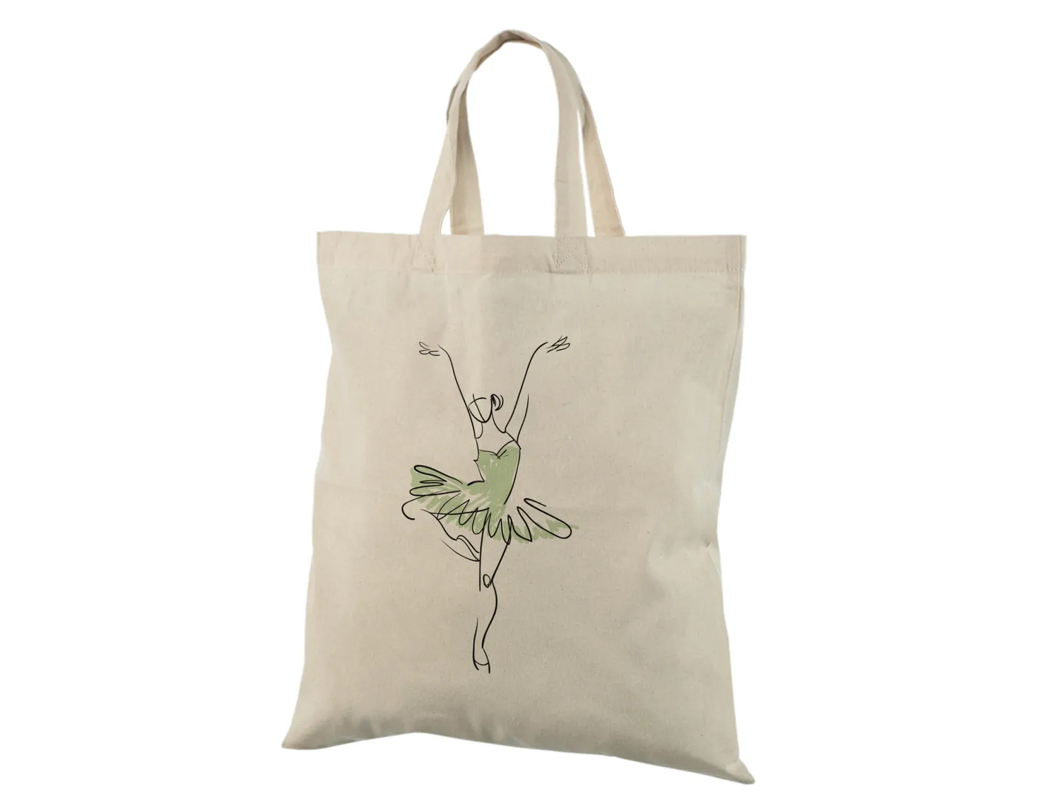 Handlenett Cotnat3842 Short handlenett naturhvitt 38x42 cm