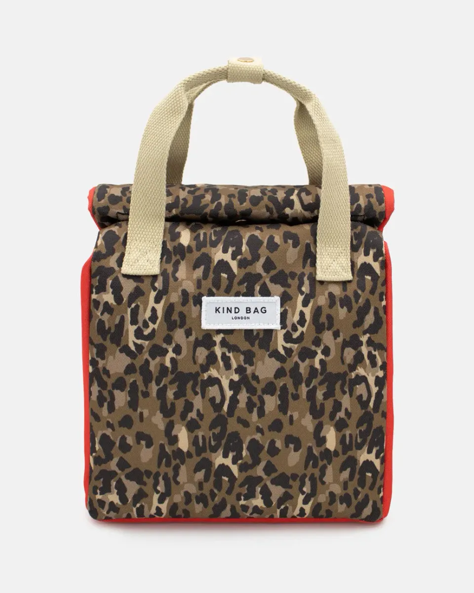 Kind Bag Lunch Bag matpose leopard vanntett