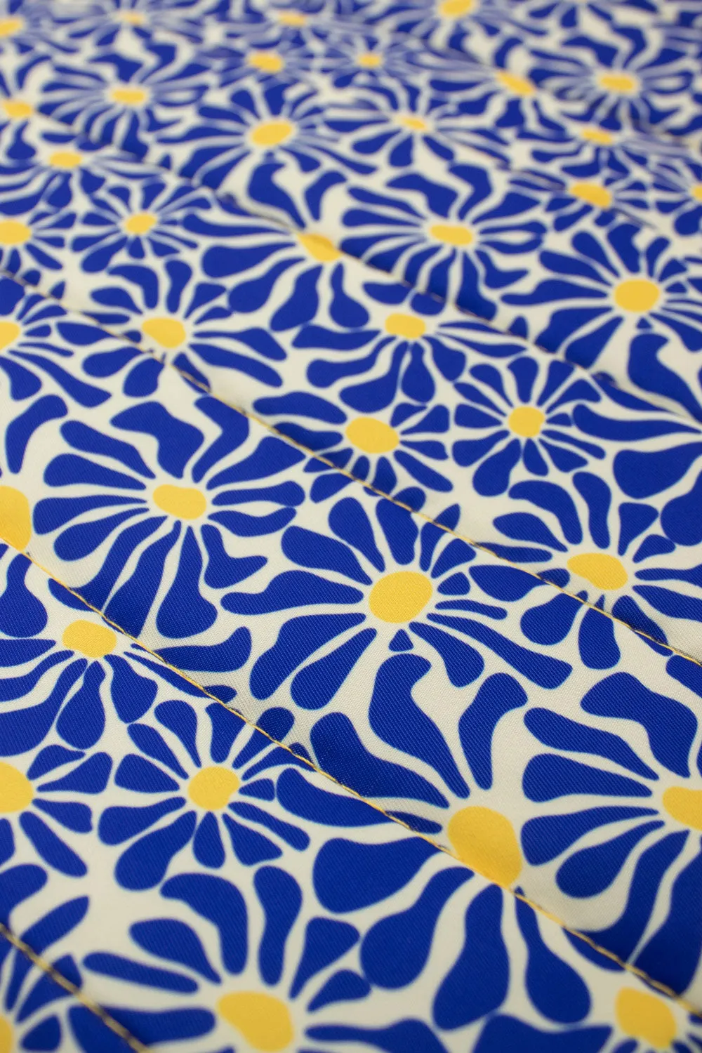 Kind Bag Abstract Flowers Blue laptop sleeve 13" vanntett gjenbrukbar