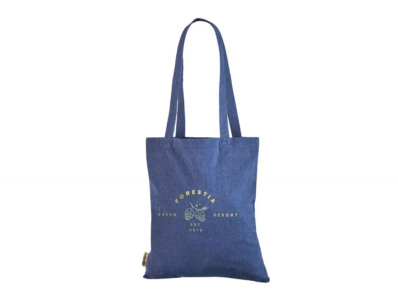 Handlenett Jeansblue 3842 handlenett blå 38x42 cm resirkulert