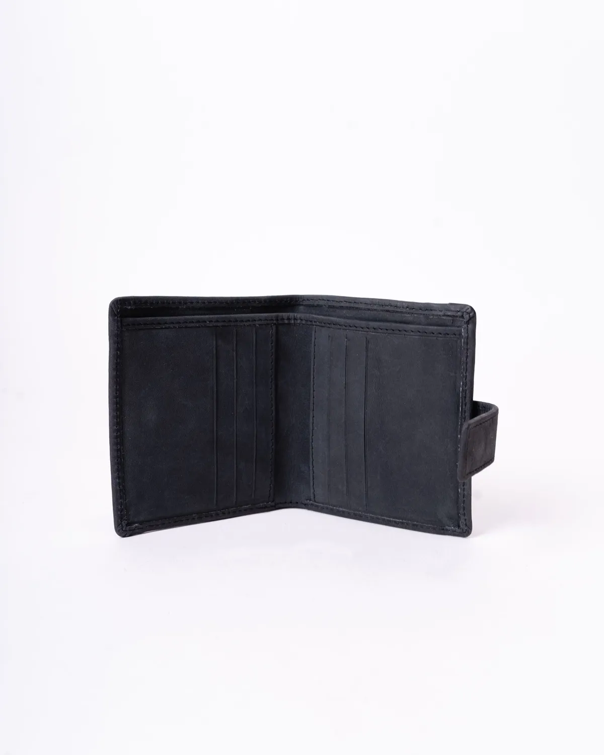 The Burlap People Flip Wallet lommebok olive knapp