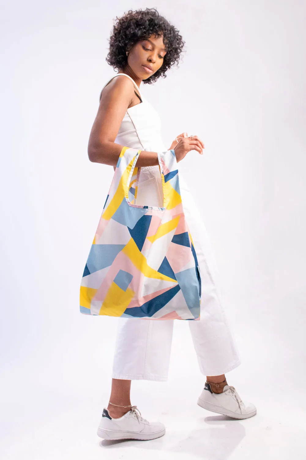 Kind Bag Mosaic handlenett medium flerfarget