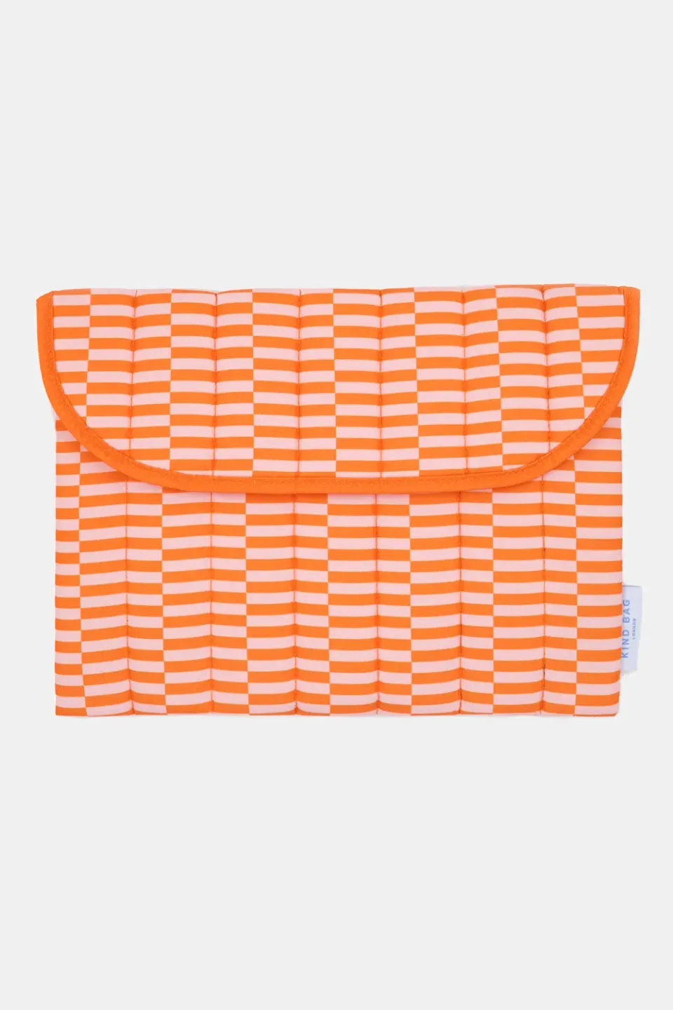 Kind Bag 13" laptop-sleeve Blocks Pink Orange quiltet
