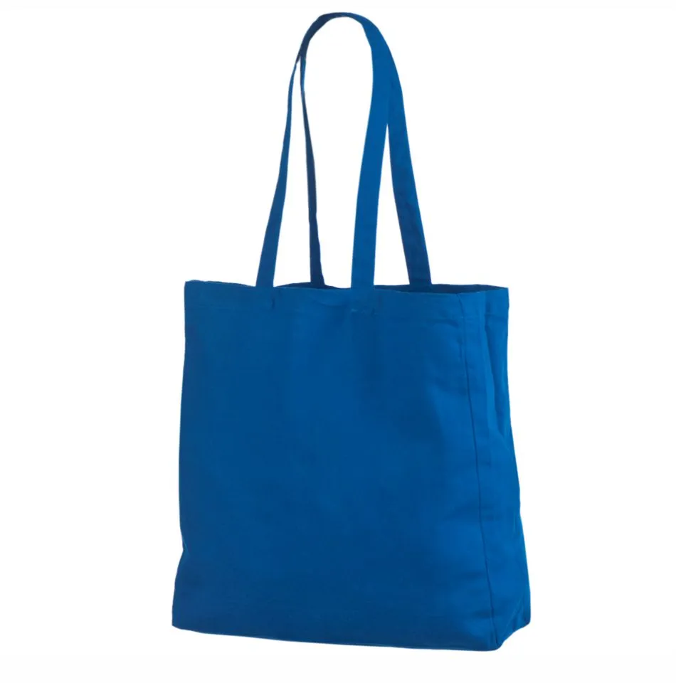 Handlenett CotBlue handlenett blaa 38x10x42 bomull