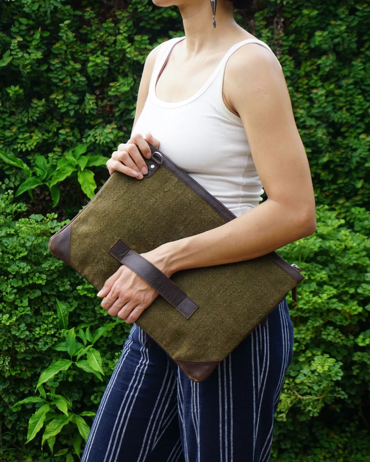The Burlap People Laptop Sleeve pc-veske skinnfor