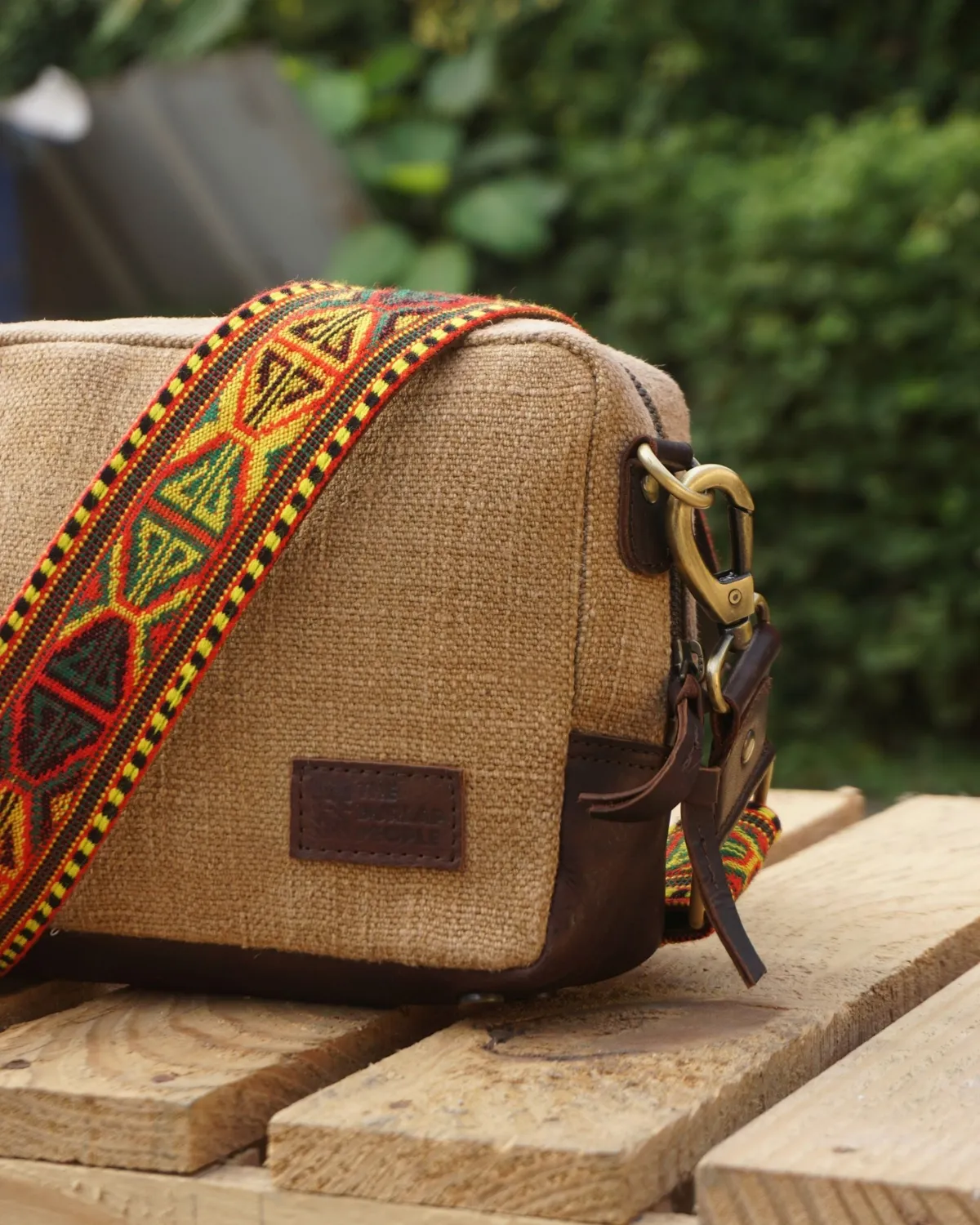 The Burlap People Magic Box skulderveske svart